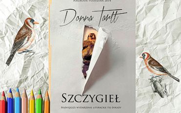 Grafika ilustrująca książkę „Szczygieł” - Donna Tartt