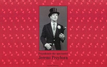 Grafika ilustrująca książkę „Przymknięte oko opaczności” - Jeremi Przybora