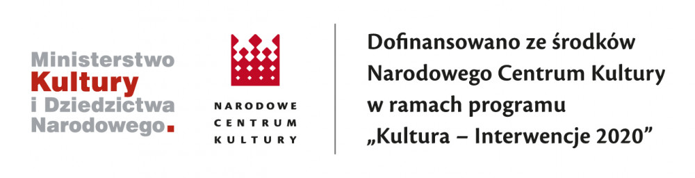 Logo Ministerstwa Kultury i Dziedzictwa Narodowego, logo Narodowego Centrum Kultury