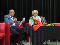 Jan Kuriata jako Grabiec i Bożena Kaczmarek jako królowa fal Goplana