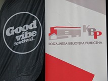 Rollup Koszalińskiej Biblioteki Publicznej i winder Good Vibe Festival
