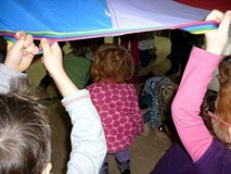 Spotkanie mikołajkowe z czterolatkami