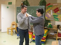 Z mikrofonem w ręku