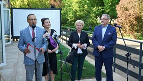 Otwarcie Tarasu pod Bookiem przy Koszalińskiej Bibliotece Publicznej