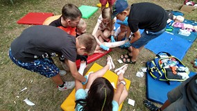 Zajęcia z udzielania pierwszej pomocy