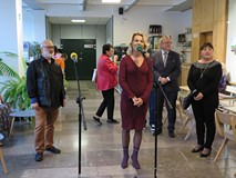 Przemawia artystka Bogna Jarzemska-Misztalska.