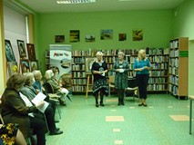 na zdjęciu rozpoczęcie wernisażu