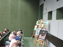 Prace uczestników Ogólnopolskich Integracyjnych Warsztatów Artystycznych.