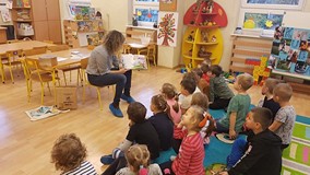 Dzieci poznają biografię J. Piłsudskiego