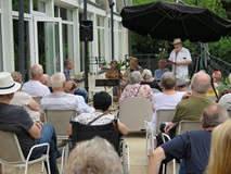 Spotkanie z Krystyną Pilecką na Tarasie Pod Bookiem Koszalińskiej Biblioteki Publicznej