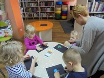 Przedszkolaki w bibliotece