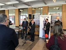 Anatol Gonczarewicz podczas prelekcji