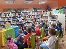 Pierwsza wizyta przedszkolaków z Przedszkola nr 21, prezentacja akcji 