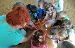 Układamy marchewki od największej do najmniejszej