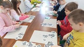 Układamy postaci z bajek według wielkości