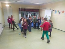 DZieci w trakcie konkursu.