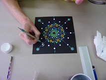 na zdjęciu mandala