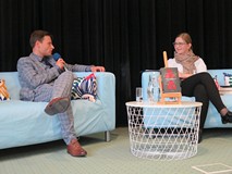 Max Czornyj i Marcelina Marciniak podczas spotkania.