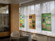 Wystawa prac nagrodzonych w powiatowym konkursie plastycznym „Ilustrujemy utwory Justyny Bednarek