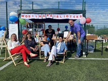 Członkowie Koła SBP w Koszalinie na festynie Osiedla Unii Europejskiej