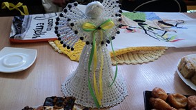 anioł własnoręcznie robiony