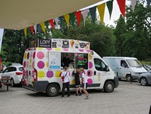 Podczas Festiwalu nie zabrakło również Kropka z Pracowni Lodów