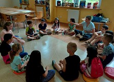 Przywitanie z Panią Beatą Piwar