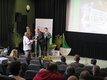 Marek Jackowski odbiera podziękowania