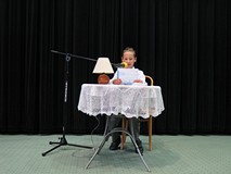 Tymoteusz Pałka podczas występu