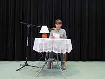 Ula Kuc podczas występu