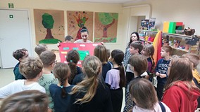 prezentacja makiety stworzonej przez dzieci