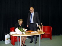 Maja Komorowska w Bibliotece