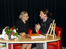 Maja Komorowska w Bibliotece
