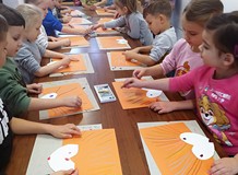 Malujemy jeże pastelami olejnymi