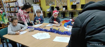 Mikołajki w bibliotece