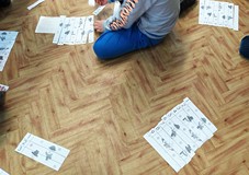 Układamy puzzle z bałwankami