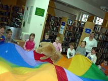 Miś Znajdek może iść spać...