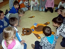 Miś Znajdek może iść spać...