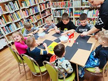 Zimowe bałwanki naszych przedszkolaków- zajęcia plastyczne