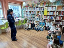 Spotkanie z policjantką Marią Bendkowską