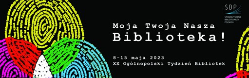 plakat na tegoroczny Tydzień Bibliotek