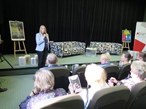 Zastępca dyrektora KBP Beata Sawa-Jovanoska otwiera spotkanie