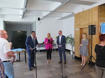 Prezydent Miasta Koszalina Pan Piotr Jedliński otwiera spotkanie