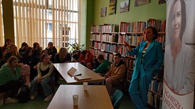 autorka opowiada o swoich książkach