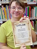 Dyplom zasłużonego klubowicza książek Aleksandra