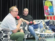 Spotkanie z Januszem Leonem Wiśniewskim w Koszalińskiej Bibliotece Publicznej