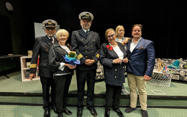 Rodzina Bojarów-Fijałkowskich (od lewej), Zbigniew, Elżbieta, Czesław, Anna, Leo, Tomasz.