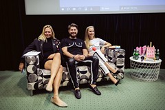 Magdalena Kuszewska, Paulina Waluk-Szyperska i Marek Szyperski, fot. Adam Kazmierski