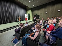 Koncert ucznia z ZPSM im. Grażyny Bacewicz.