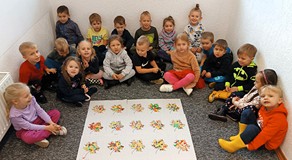 Grupa Świetliki ze swoimi pracami